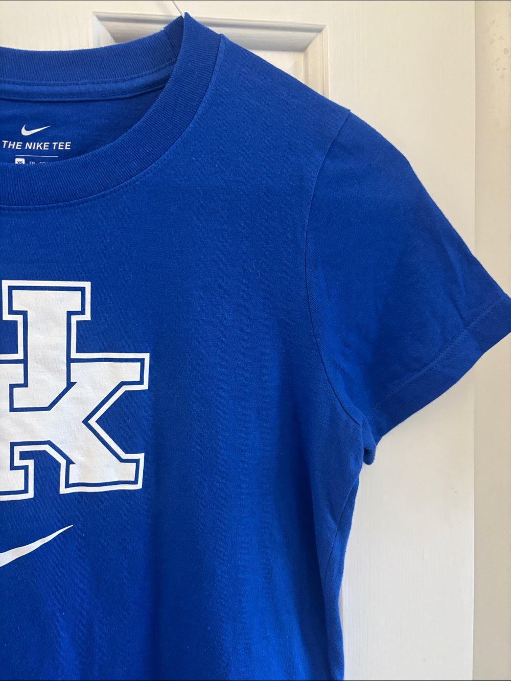 Nike Royal Blue UK Logo Short Sleeve Tee - Picture 3 of 4